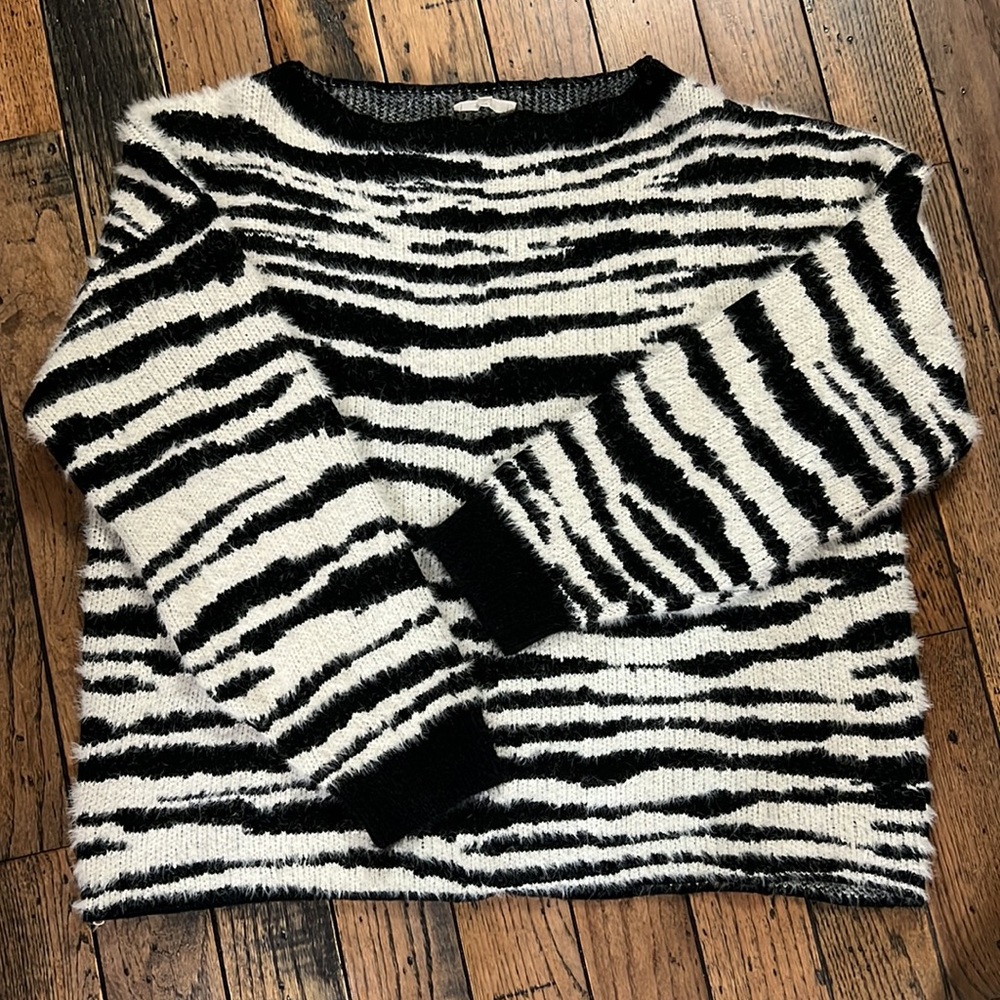 Zebra print sweater!
